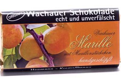 Schokolade Marille mit Stückchen